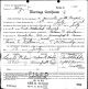 Winifred D. Crim and Nelson R. Harlan Marriage Certificate