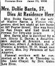 Dollie (Mead) Banta Obituary 